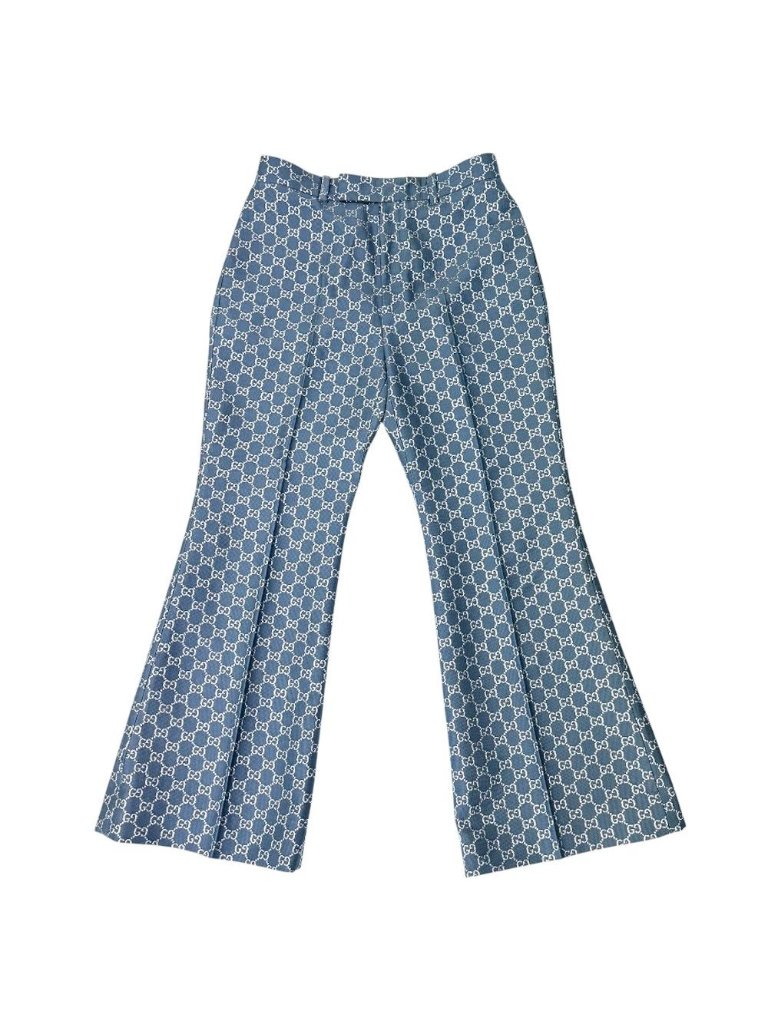 Gucci Pants Wool Blue